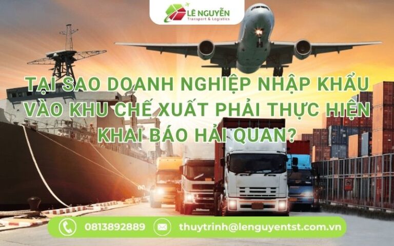 Dịch vụ khai báo hải quan cho các doanh nghiệp nhập khẩu vào khu chế ...