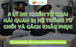 5 Lý Do Khiến Tờ Khai Hải Quan Bị Hệ Thống Từ Chối Và Cách Khắc Phục ...