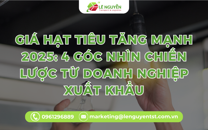 Giá hạt tiêu tăng
