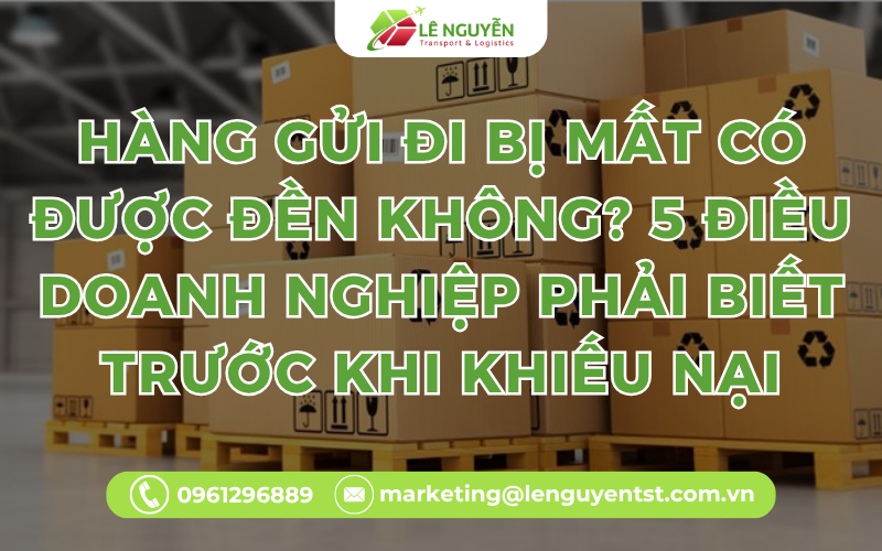 Hàng Gửi Đi Bị Mất Có Được Đền Không? 5 Điều Doanh Nghiệp Phải Biết Trước Khi Khiếu Nại