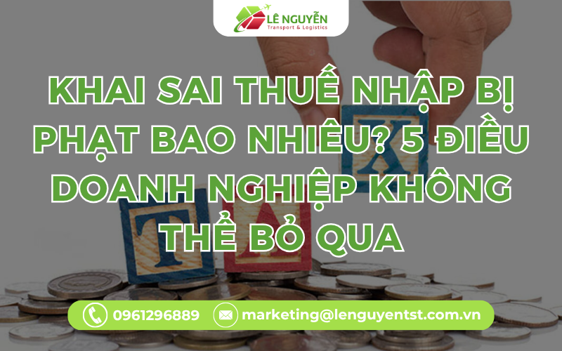 Khai Sai Thuế Nhập Bị Phạt Bao Nhiêu? 5 Điều Doanh Nghiệp Không Thể Bỏ Qua