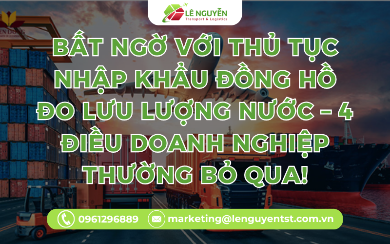 Bất Ngờ Với Thủ Tục Nhập Khẩu Đồng Hồ Đo Lưu Lượng Nước – 4 Điều Doanh Nghiệp Thường Bỏ Qua!