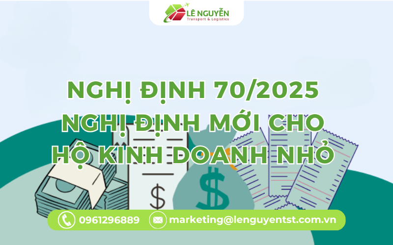Nghị định 70 - Nghị định mới mà hộ kinh doanh nhỏ cần phải biết