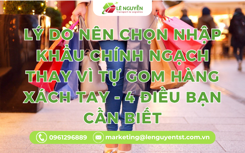 Lý Do Nên Chọn Nhập Khẩu Chính Ngạch Thay Vì Tự Gom Hàng Xách Tay - 4 Điều Bạn Cần Biết