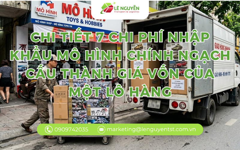 Chi tiết 7 chi phí nhập khẩu mô hình chính ngạch cấu thành giá vốn của một lô hàng