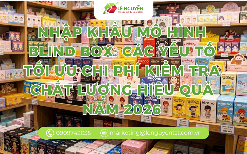 Nhập khẩu mô hình Blind Box: Các yếu tố tối ưu chi phí kiểm tra chất lượng hiệu quả năm 2026