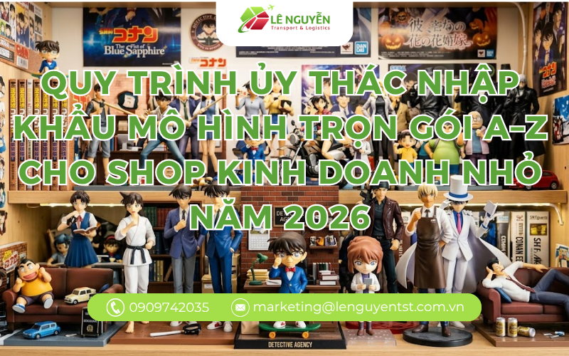 Quy trình ủy thác nhập khẩu mô hình trọn gói A–Z cho shop kinh doanh nhỏ năm 2026