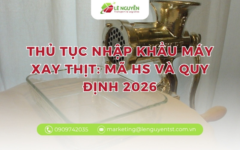 thủ tục nhập khẩu máy xay thịt – cận cảnh máy xay thịt công nghiệp