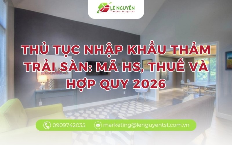 Thủ tục nhập khẩu thảm trải sàn